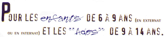 Pour les enfants et les ados