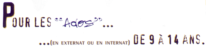Pour les ados de 9  14 ans