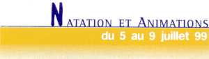 Natation et animations
