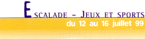 Escalade - Jeux et sports
