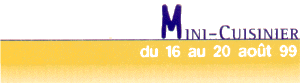 Mini-cuisinier